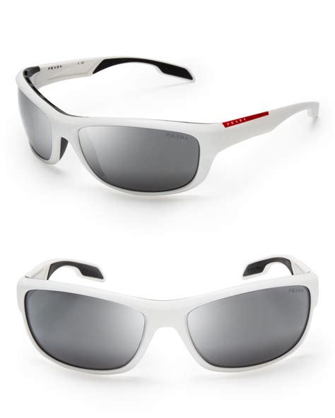 ebay white prada sunglasses|prada white sunglasses men.